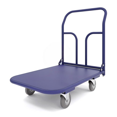 Тележка платформенная ТП 3 (г/п 550 кг, 1000x600 мм, колеса серая резина 200 мм)