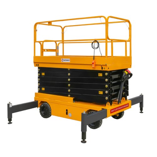 Подъемник гидравлический ножничный самоходный SJY-0.5-9A (500 кг; 9 м) SMARTLIFT (SMART)