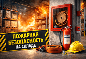 Пожарная безопасность на складе: 25 правил и советов, часть 1