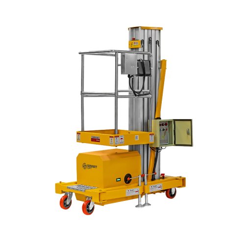 Телескопический подъемник одномачтовый GTWY 8-100 (AC&DC; 125 кг; 8 м) SMARTLIFT (SMART)