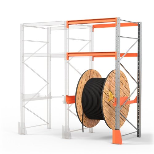 Стеллаж для катушек - приставная секция (3000х1350х1300 мм), 1 ярус (85.1.5) Стеллаж для катушек - приставная секция (3000х1350х1300 мм), 1 ярус (85.1.5)