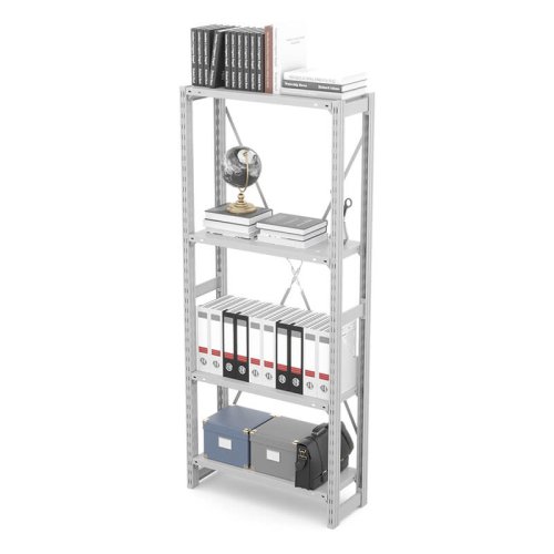 Полочный стеллаж ГТС Универсал, 2000x700x600 мм. Полки: метал. перф. усил. 4 шт. (ТСУ 200706412)