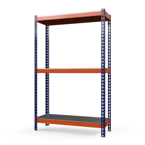 Полочный стеллаж Профи-Т 2000x1540x655 мм. Ярусы: оцинк. мет. усил. 3 шт. (Т-140 M/3/У)