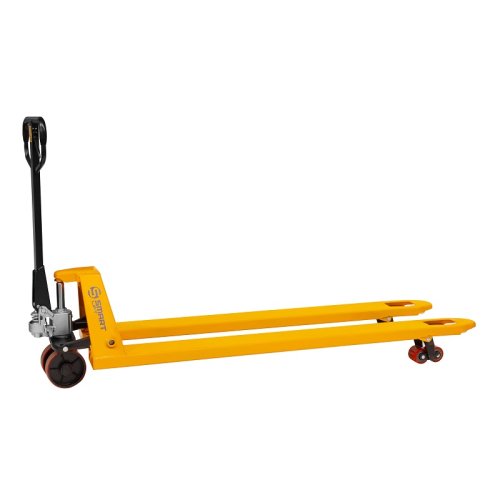 Гидравлическая тележка (рохля) SD-L (AC25, M, г/п 2500 кг, 1800x550 мм, PDP, длинновильная) СМАРТЛИФТ (SMARTLIFT) / СМАРТ (SMART)