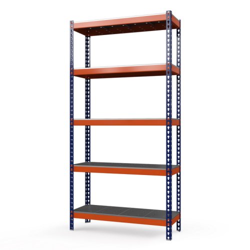 Полочный стеллаж Профи-Т 2500x1240x500 мм. Ярусы: оцинк. мет. 9 шт.