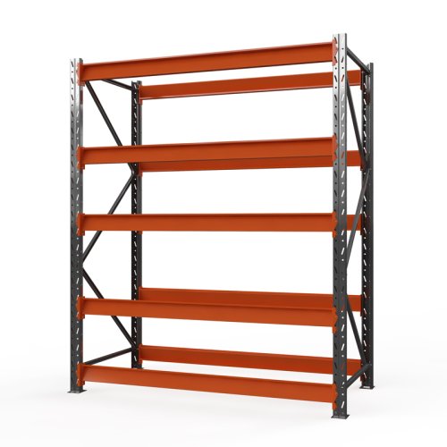 Полочный стеллаж Оптима, 3500x1530x785 мм. Ярусы: 5 шт. без настила