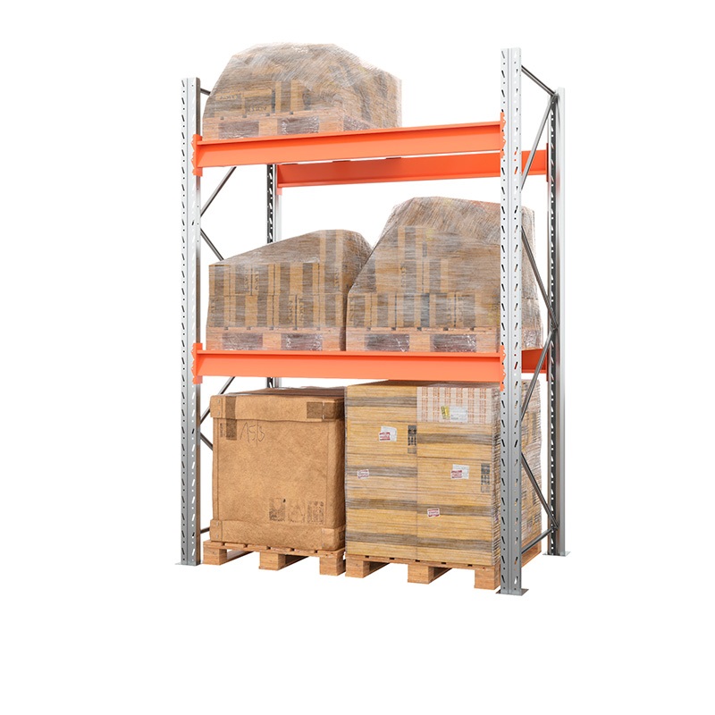 Стеллаж металлический паллетный 3500х1800х1100 мм (70.1.5). Ярусы: пол+2