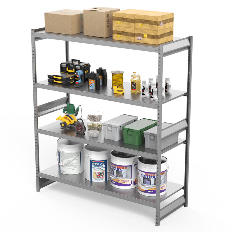 Стеллаж грузовой СГ Ультра (2500х2100х800 мм) 4 яруса, цинк (СГУ 2521084)