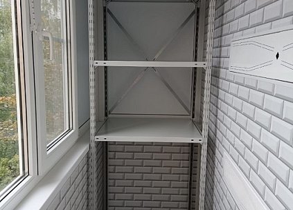 Компактное хранение на балконе