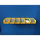 Органайзер настенный V-1-650 желтый (6 ящиков V-1) – изображение №2