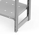 Стеллаж металлический ГТС Универсал, 2500x1000x500 мм. Полки: метал. перф. усил. 5 шт. (ТСУ 251005512) – изображение №4