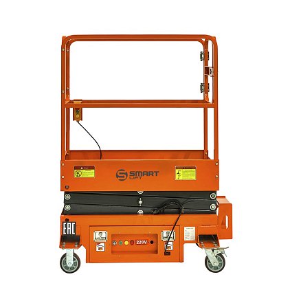 Подъемник ножничный несамоходный SJY-0.3-3 (AC&DC; 300 кг; 3 м) SMARTLIFT (SMART)