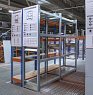 Стеллажи в шоу-руме ГТС Складские системы